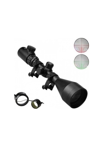 Aim 3-12x50e Çıft Işıklı Zoomlu Ateşli Aletler Dürbün Siyah
