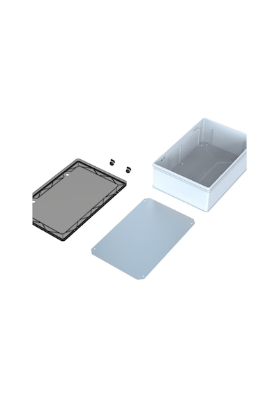 Yavuz Abs Pano 40 X 60 X 24.2 Cm Taban Saclı Ip65 Plastik Pano Montaj Plakalı Elektrik Kutusu Pano Darbeye Dayanıklı