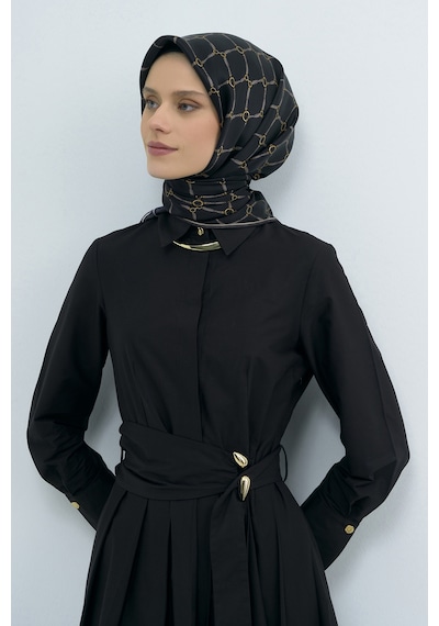 Armine Saf İpek Sura Eşarp-2026 İlkbahar-yaz- 953800d Siyah