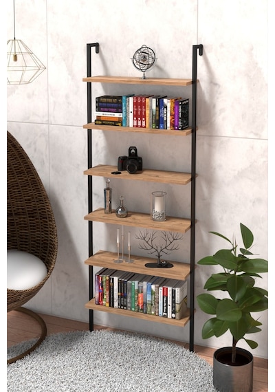 Duvara Monte 6 Katlı Raf , Duvar Rafı - Kitaplık 2603