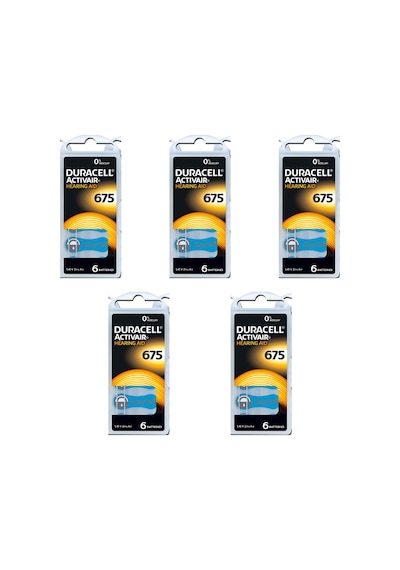 Duracell 675 Numara Işitme Cihazı Pili 5 Paket 30 Adet Duracell
