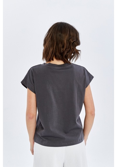 Fashion Friends Kadın Bluz 26y0034k1 Antrasit