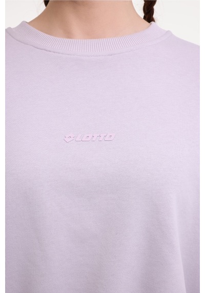 Lotto W-sally C Neck Sweat 5fx Açık Lila Kadın Sweatshirt Mor