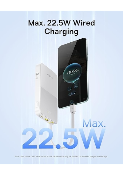 Baseus Enerfill Fc51 Bipow2 Pro Beyaz Power Bank 10000mah 22.5w Rrc9bsu0033