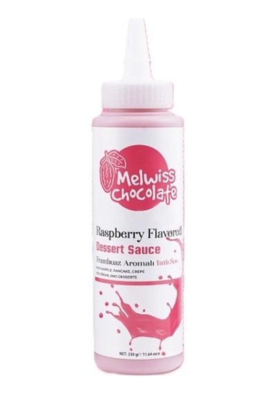 Raspberry Flavored Dessert Sauce Frambuaz Aromalı Tatlı Sosu 330 Gr 12'li