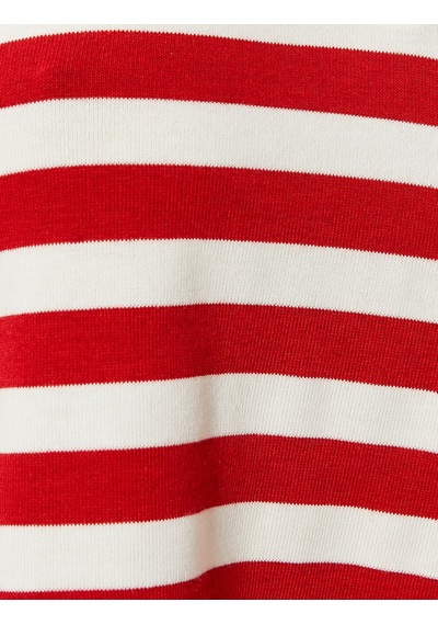 Koton Polo Yaka Crop Tişört Kısa Kollu Düğmeli İnce Örme Kumaş Kırmızı Çizgili 4sak50688ek Koton Polo Yaka Crop Tişört Kısa Kollu Düğmeli İnce Örme Kumaş Kırmızı Çizgili 4sak50688ek