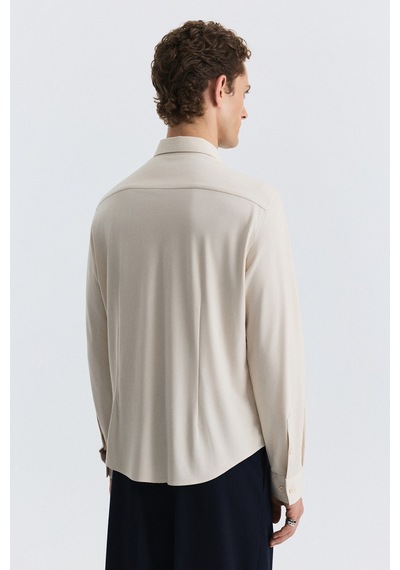 Antioch Comfort Slim Gömlek Bej