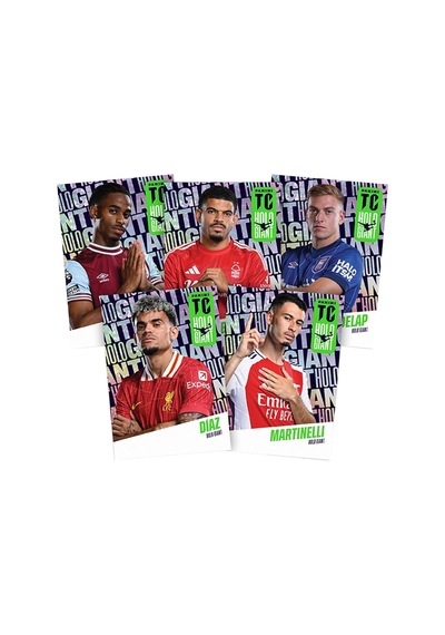 Panini Top Class 2025 Premier League Koleksiyon Futbolcu Kartı Albüm Dergi 24 Adet Kart+2 Holo Kart