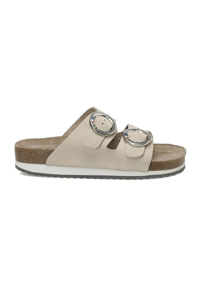 U.S. Polo Assn. U.s.polo Assn Plaın Nu 5fx Bej Hakiki Deri Comfort Casual Anatomik Terlik Bej U.S. Polo Assn. U.s.polo Assn Plaın Nu 5fx Bej Hakiki Deri Comfort Casual Anatomik Terlik Bej