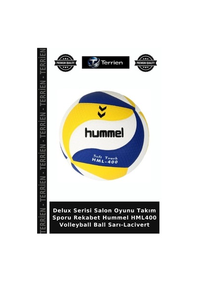 Delux Serisi Salon Oyunu Takım Sporu Rekabet Hummel Hml400 Volleyball Ball Sarı-lacivert Sarı - Lacivert
