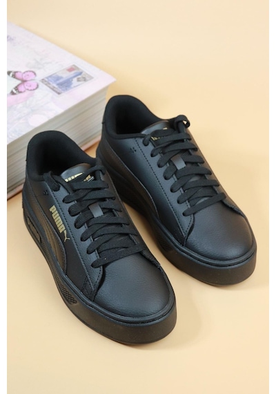 Puma - Smash Platform V3 Siyah Kadın Spor Ayakkabı Çok Renkli