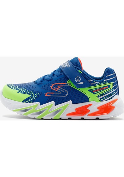 Skechers Flex - Glow Bolt Büyük Erkek Çocuk Mavi Işıklı Spor Ayakkabı 400138l Rymt Mavi