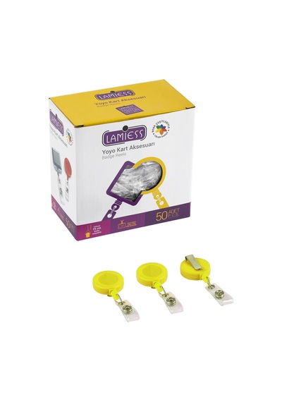 Lamiess Lms 351 Yuvarlak Yoyo Sarı 50'Li