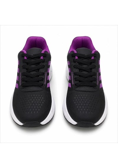 Black Flex Kadın Sneaker Siyah Mor Ayakkabı 36-40