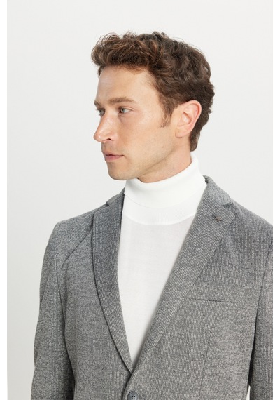 Altınyıldız Classıcs 360 Erkek Antrasıt Pamuklu Slim Fit Dar Kesim Mono Yaka Torba Cepli Çizgili Esnek Ceket Antrasit Altınyıldız Classıcs 360 Erkek Antrasıt Pamuklu Slim Fit Dar Kesim Mono Yaka Torba Cepli Çizgili Esnek Ceket Antrasit