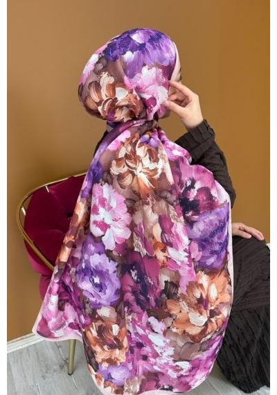 Mimiyum Mina Soft Şal - Model 4 Çok Renkli