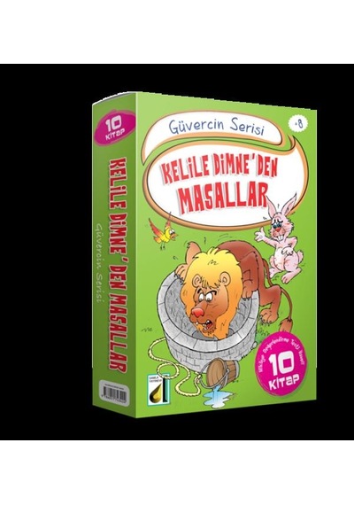 Güvercin Serisi  ( 10 Kitap ) Kelile Dimneden Masallar - Damla Ya