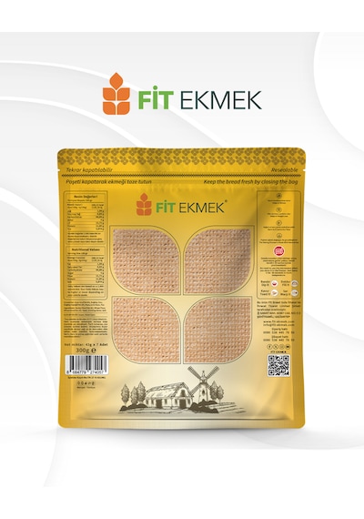 Fit 2'lı Paket Arpa Lavaş Ekmeği 300gr