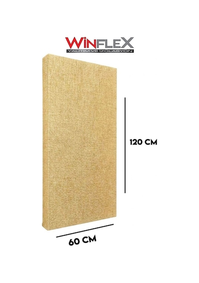 Akustik Kumaş Kaplı Panel-60x120cm Krem
