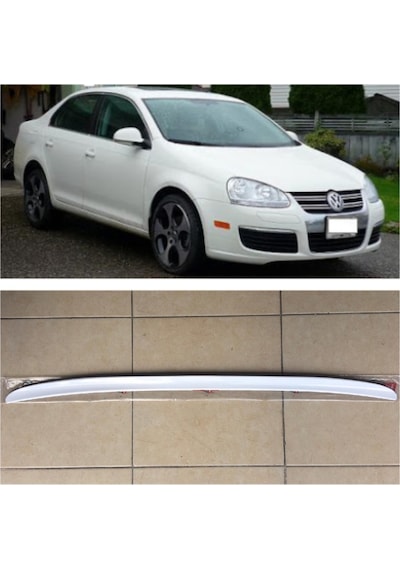 Volkswagen Jetta 06-10 Bagaj Üstü Spoiler Çıtası Parlak Beyaz