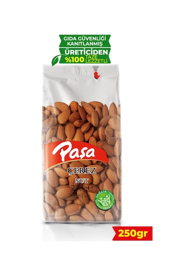 Paşa Kuruyemiş Kavrulmuş Badem Şeffaf Paket 250 G