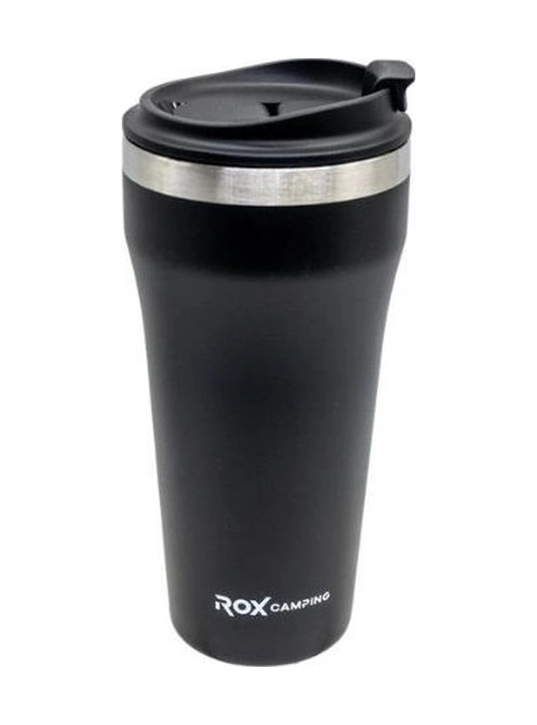 Rox Campıng Pipetli Kahve Termosu0.45 Lt - Siyah Siyah