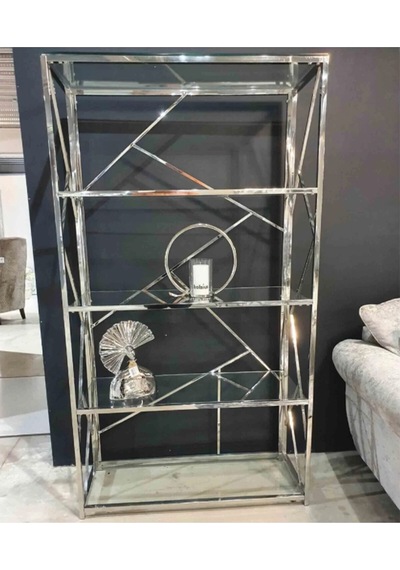 Vilma Paslanmaz Metal Kitaplık&duvar Rafı