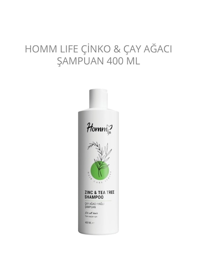 Homm Life Çinko Ve Çay Ağacı Şampuan Yağlı