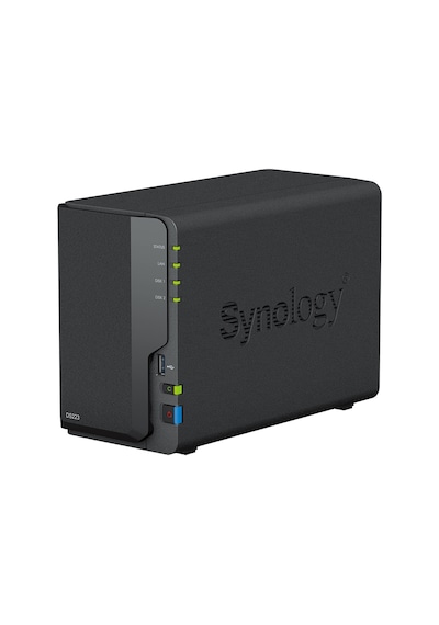 Synology 2diskli Realtek Qc-2gb Ram-gigabit Nas Server Ds223