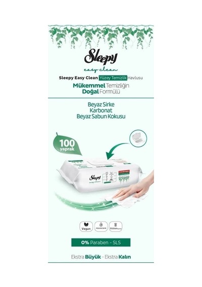 Easy Clean Yüzey Temizlik Havlusu 100' Lü X 3 Adet Diğer