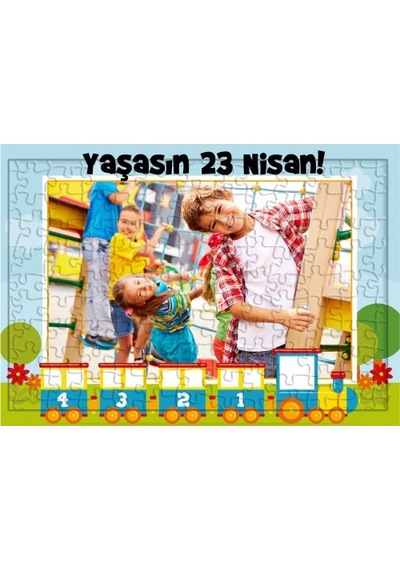 23 Nisan Çocuklara Özel Fotoğraflı Kişiye Özel Puzzle