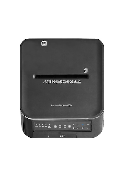 Hp Pro Shredder Auto 400cc Otomatik Beslemeli 400 Sayfa Evrak İmha Makinesi-p4-çapraz Kesim-4x12mm-53lt
