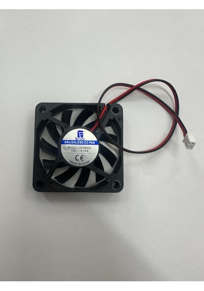 12 Volt 6 Cm 2 Pinli Fan 6x6x1 Cm 12 Volt Fan 1 Adet