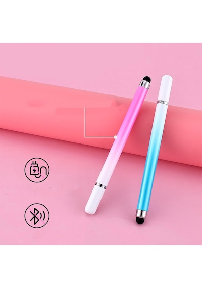 Microcase AL4765 2 İn 1 Disk Uçlu Stylus Kalem Mavi