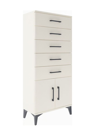 Arges Dolap 5 Raflı 2 Kapaklı 60x30x134 Aytaşı-aytaşı Aytaşı