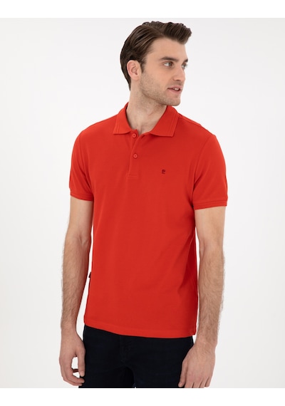 Pierre Cardin Erkek Kırmızı Tişört Basic 50306448-vr030 Kırmızı