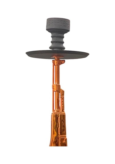 Alüminyum Gövdeli Ak-47 Kalaşnikof Tasarım 90 Cm Premium Nargile Seti Büyük Boy Contalı Sistem 02600874