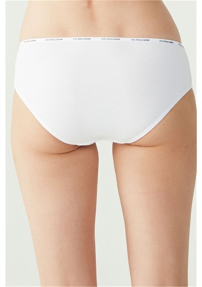 U.S. Polo Assn. U.s Polo Assn. 67002 Kadın 5 Li Yüksek Bel Slip-siyah&ten&beyaz&fuşya&lacivert mix color