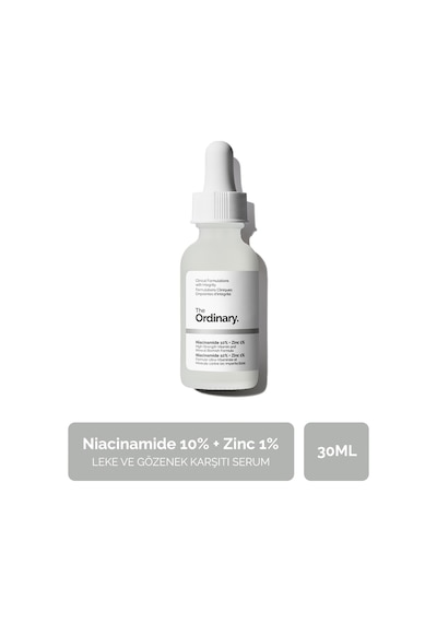 Niacinamide 10% + Zinc 1% - Leke Ve Gözenek Görünümü Karşıtı Serum 30ml
