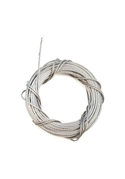 10 Metre 7x7 Çelik Tel Halat Cam Kriko Tamir Kablosu Çap:1.7 Mm Standart