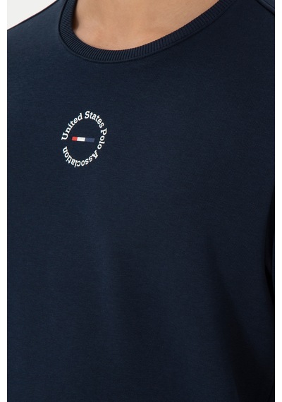 U.S. Polo Assn. Erkek Regular Fit Bisiklet Yaka Lacivert Sweatshirt 50293436-VR033