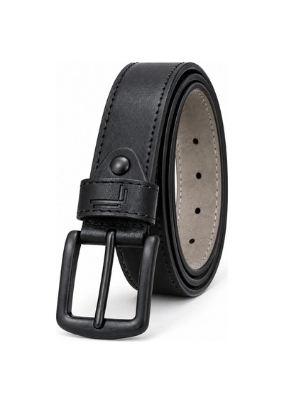 Ertaş Trend Store Erkek Siyah 3,5 Cm Dikiş Detaylı Metal Tokalı Kot Ve Kumaş Pantolon Kemeri Çok Renkli