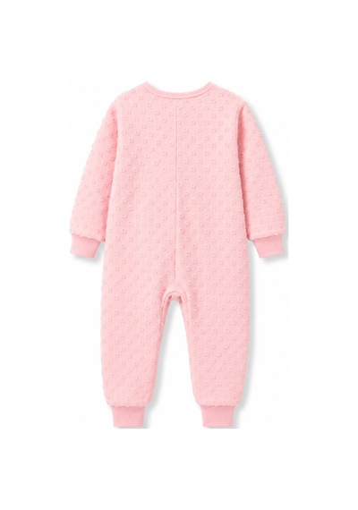 Babyhola Mevsimlik Çocuk Uyku Tulumu 1.5 Tog 1-8 Yaş Unisex Uzun Kollu %100 Pamuk 2710 Pembe