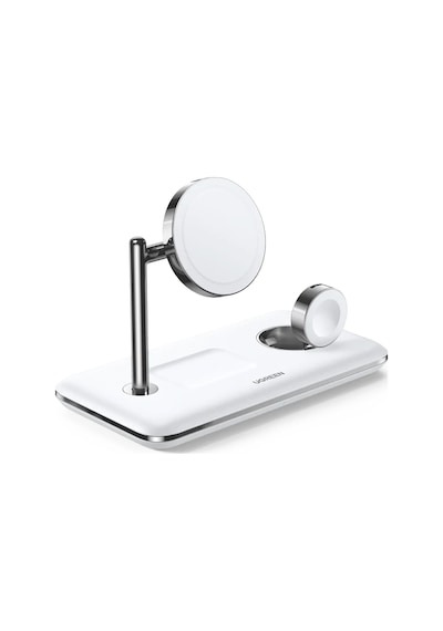 Ugreen 3 Ü 1 Arada Apple Uyumlu iPhone Airpods iOS Watch Magsafe 25w Kablosuz Şarj Cihazı Stand