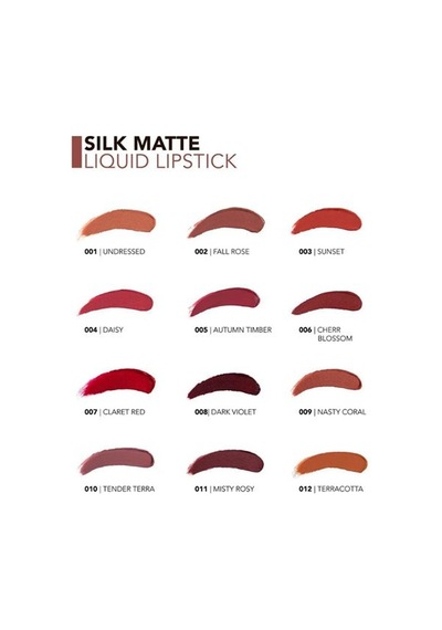 Flormar Silky Matte Liguid Lipstick 002 Fall Rose 01