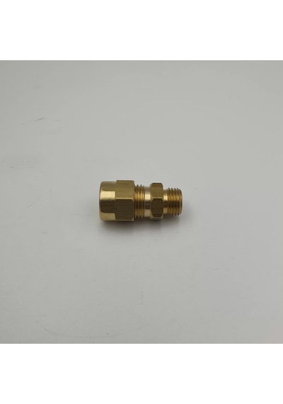 Sarı Pirinç Yüksüklü Rekor 1/4 - 10mm