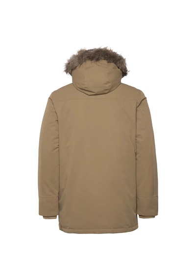 Jack & Jones Açık Kahve Erkek Mont Jjeconstruct Faux Fur Parka Sn