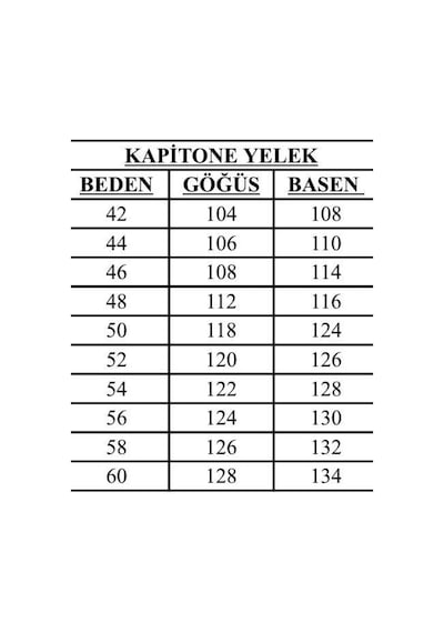 Vetre Kadın Kapitone Astarlı Yelek Siyah Büyük Beden 1028