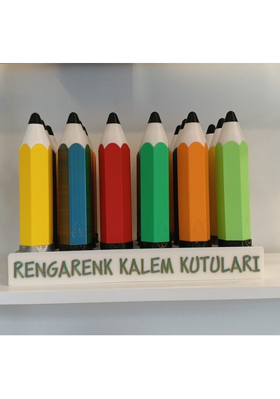 Kalemkutu-standı Çok  Renkli