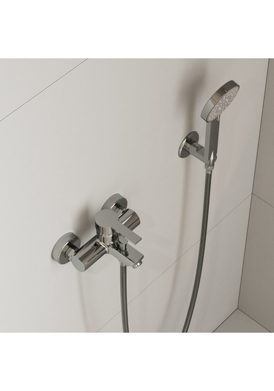 Nuss Safir Banyo Bataryası-parlak Krom-n-9604 Krom